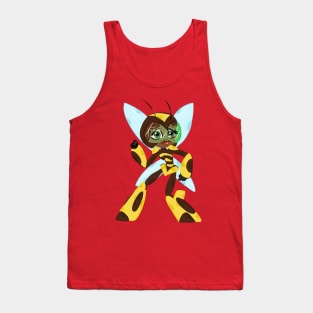 Little Bumble Bee Girl Tank Top